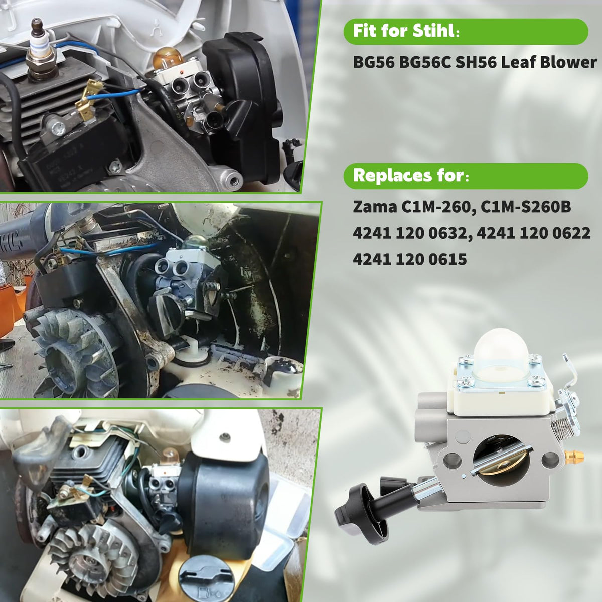 Carbhub BG56 air filter included for cleaner intake