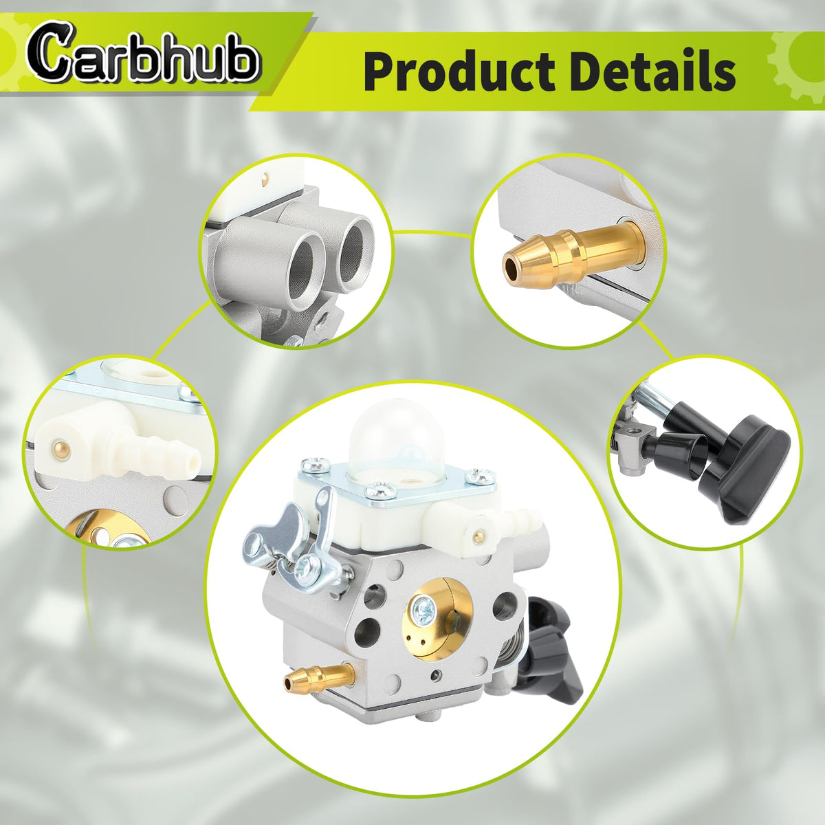 Carbhub BG56 primer bulb and fuel filter kit for quick priming