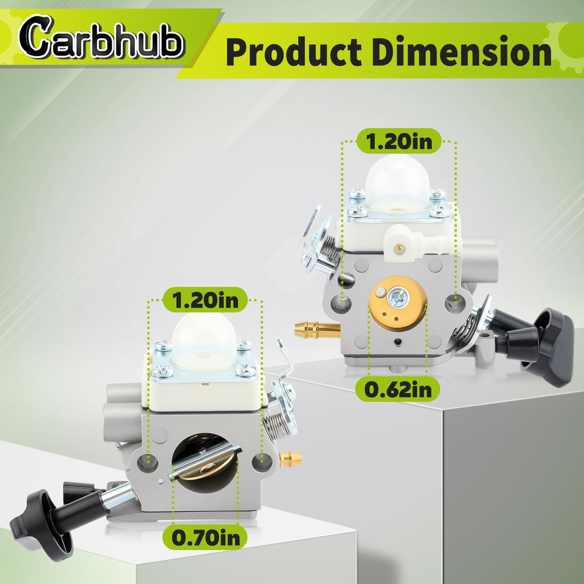 Carbhub BG56 spark plug and fuel line for reliable startup and performance