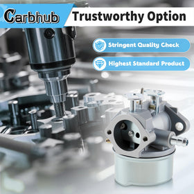 Carbhub carburetor kit includes spark plug and fuel filter for Tecumseh