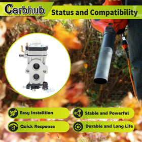 Carbhub carburetor package contents displayed for confident replacement