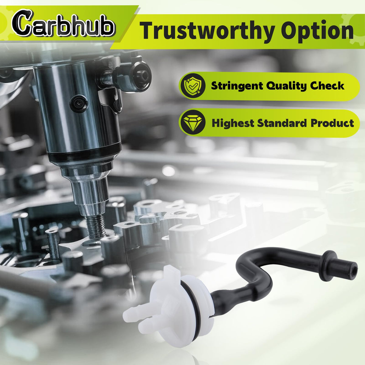 Durable Carbhub construction designed for long-term use on STIHL tools