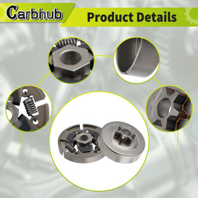 Carbhub E-clip and washer kit, easy installation and secure fit.