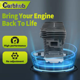 Carbhub engine pan crankcase cover keeps internals protected during use