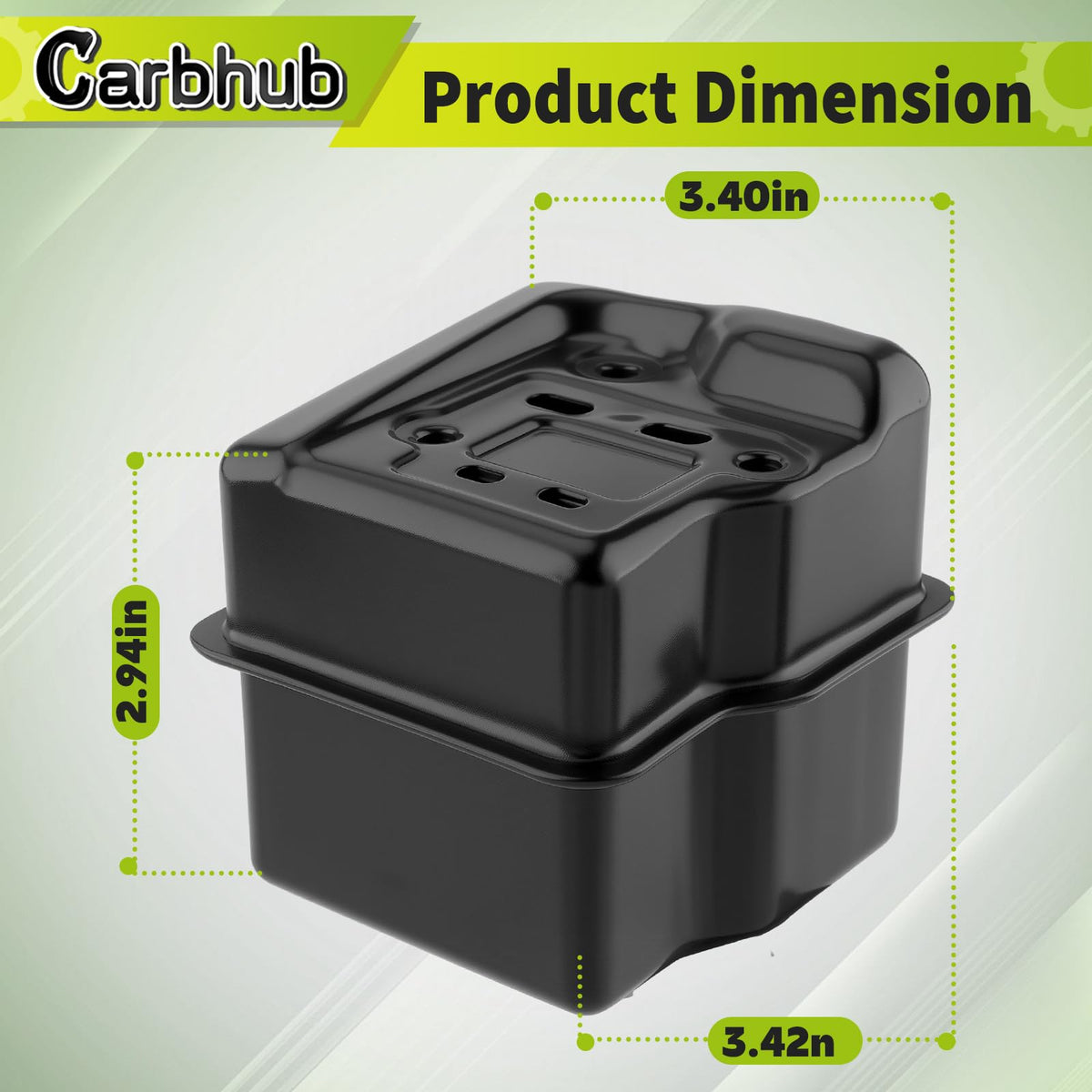 Carbhub exhaust kit packaging shows complete replacement parts