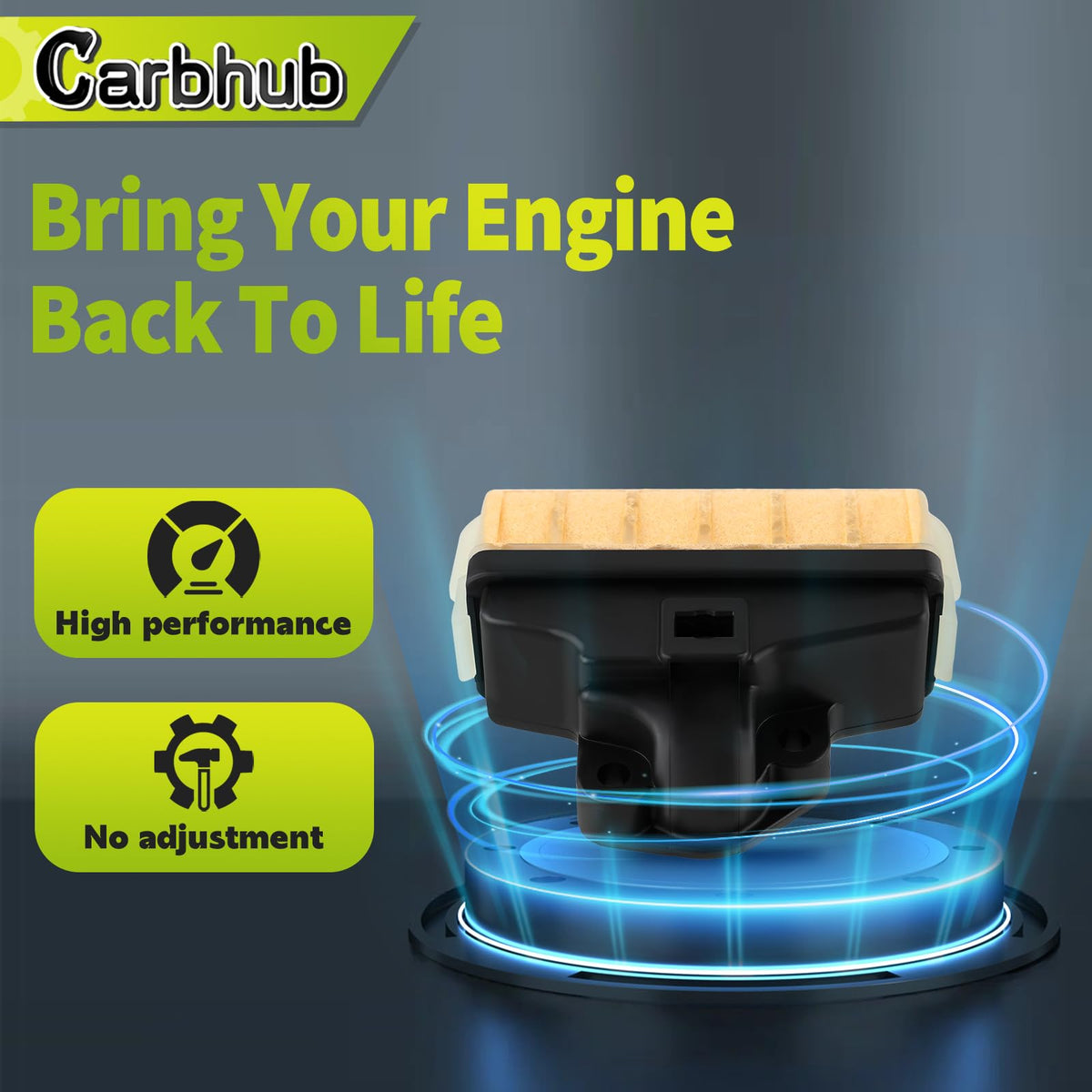 Carbhub fitment for STIHL 023/025 MS210/MS230/MS250 ensures compatibility.