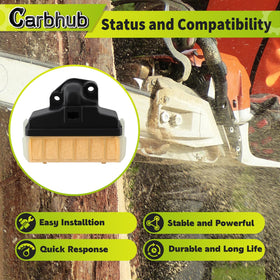 Carbhub fuel hose line kit for STIHL chainsaw ensures smooth fuel flow.