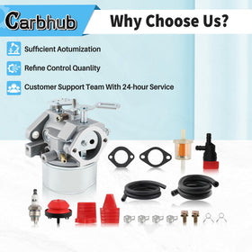 Carbhub gaskets, bolts, and clamps for secure installation
