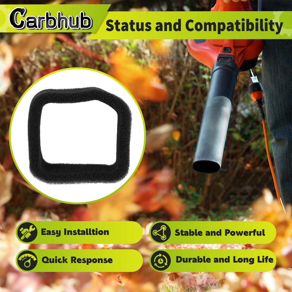 Carbhub installation guide view, simple steps for swap.
