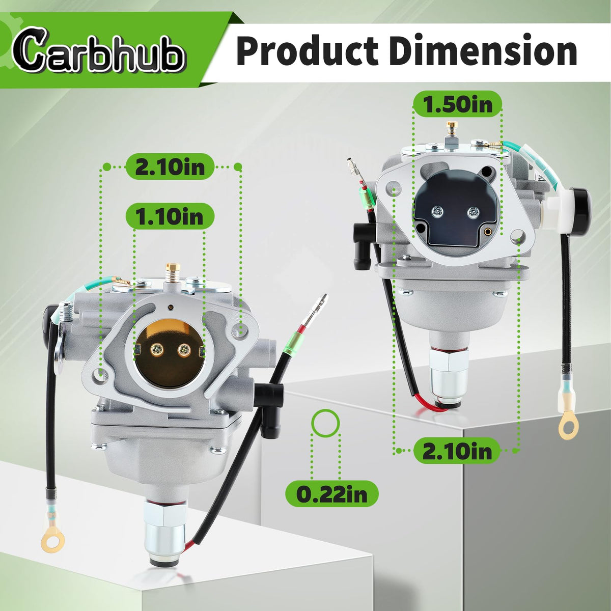 Carbhub Kohler carburetor fit for CV670-CV680 engine range and broad compatibility.