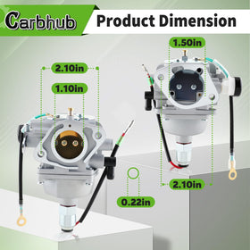 Carbhub Kohler carburetor fit for CV670-CV680 engine range and broad compatibility.