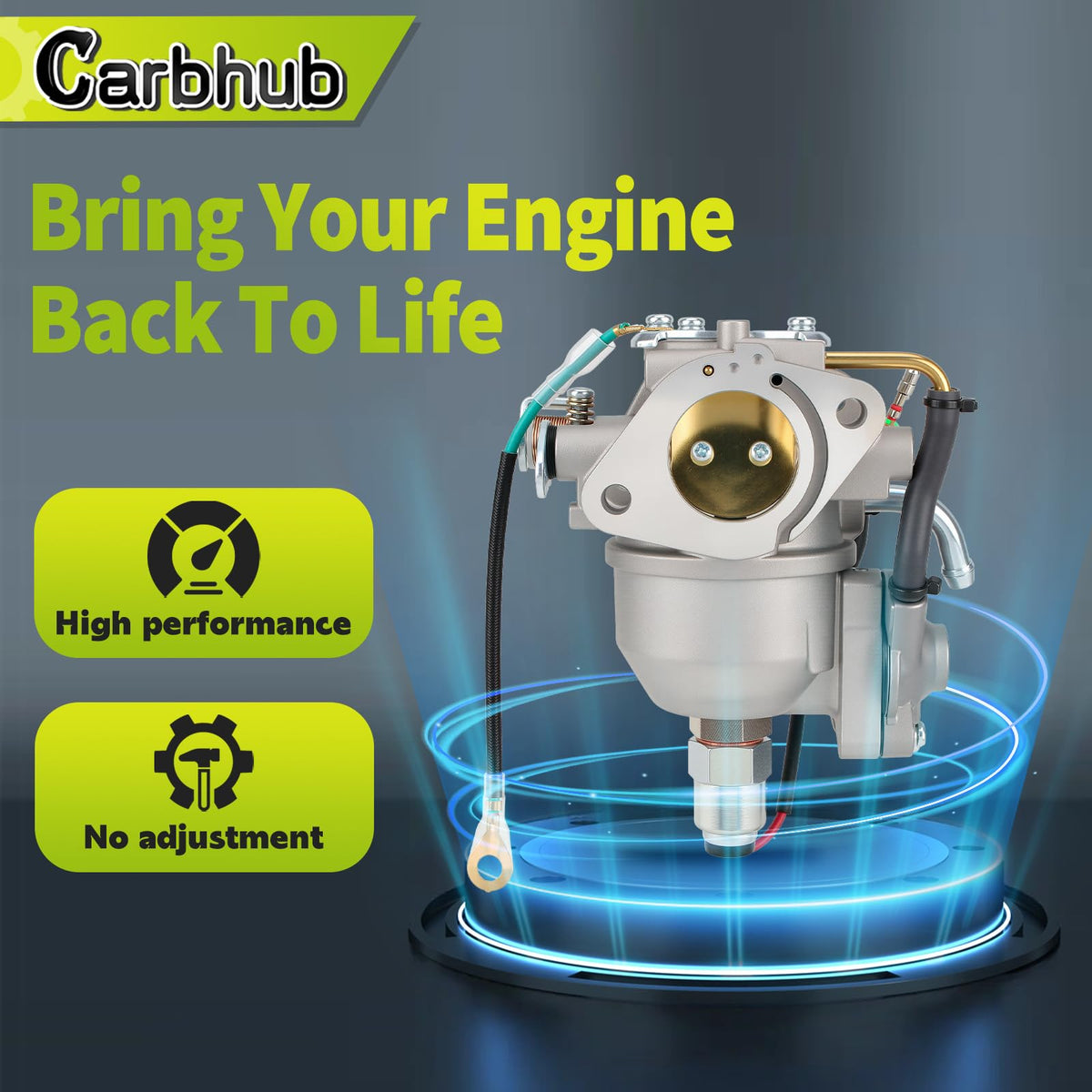 Shut-off valve and clamps from Carbhub ensure secure, leak-free connections