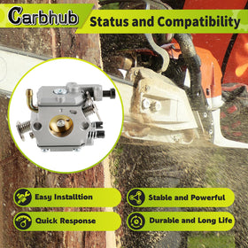 Carbhub MS200 air filter improves filtration and engine longevity.