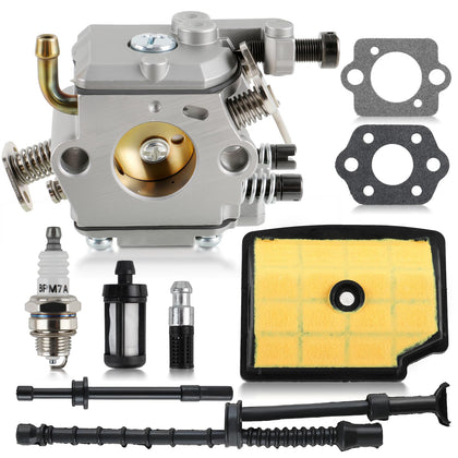 Carbhub MS200 carburetor assembly enhances engine compatibility for Stihl MS200/MS200T.