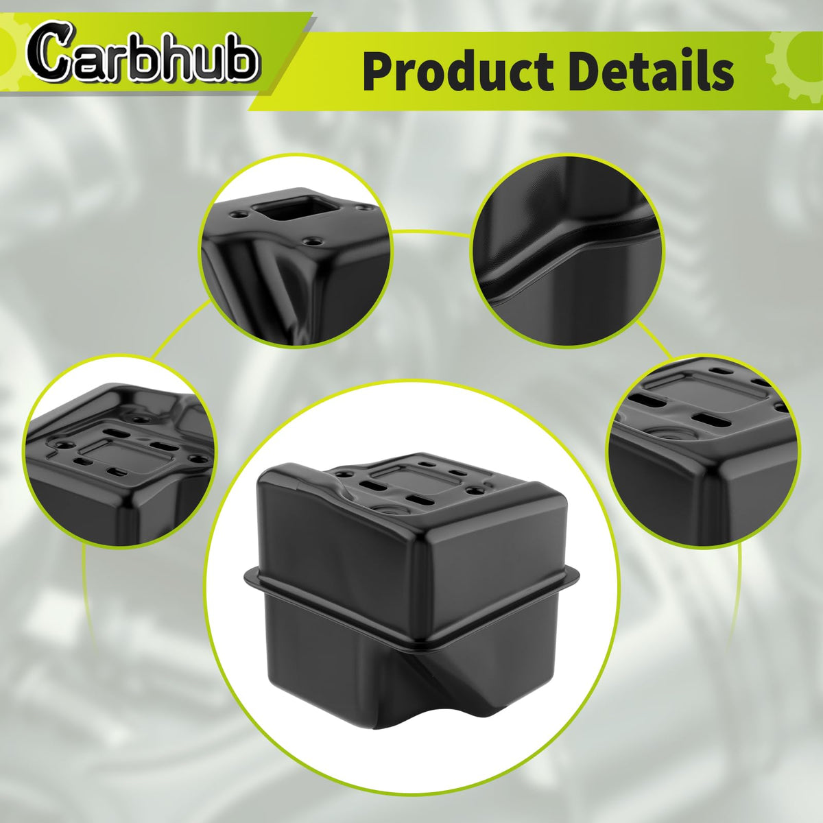 Carbhub installation scene demonstrating compatible chainsaw fit