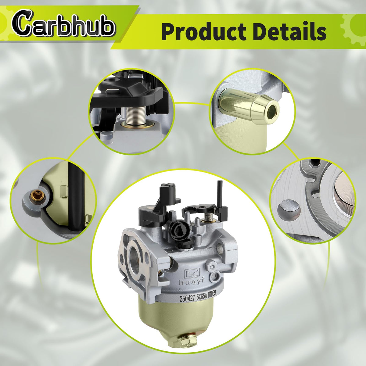 Carbhub MTD 159cc engine carburetor improves reliability during edging tasks.