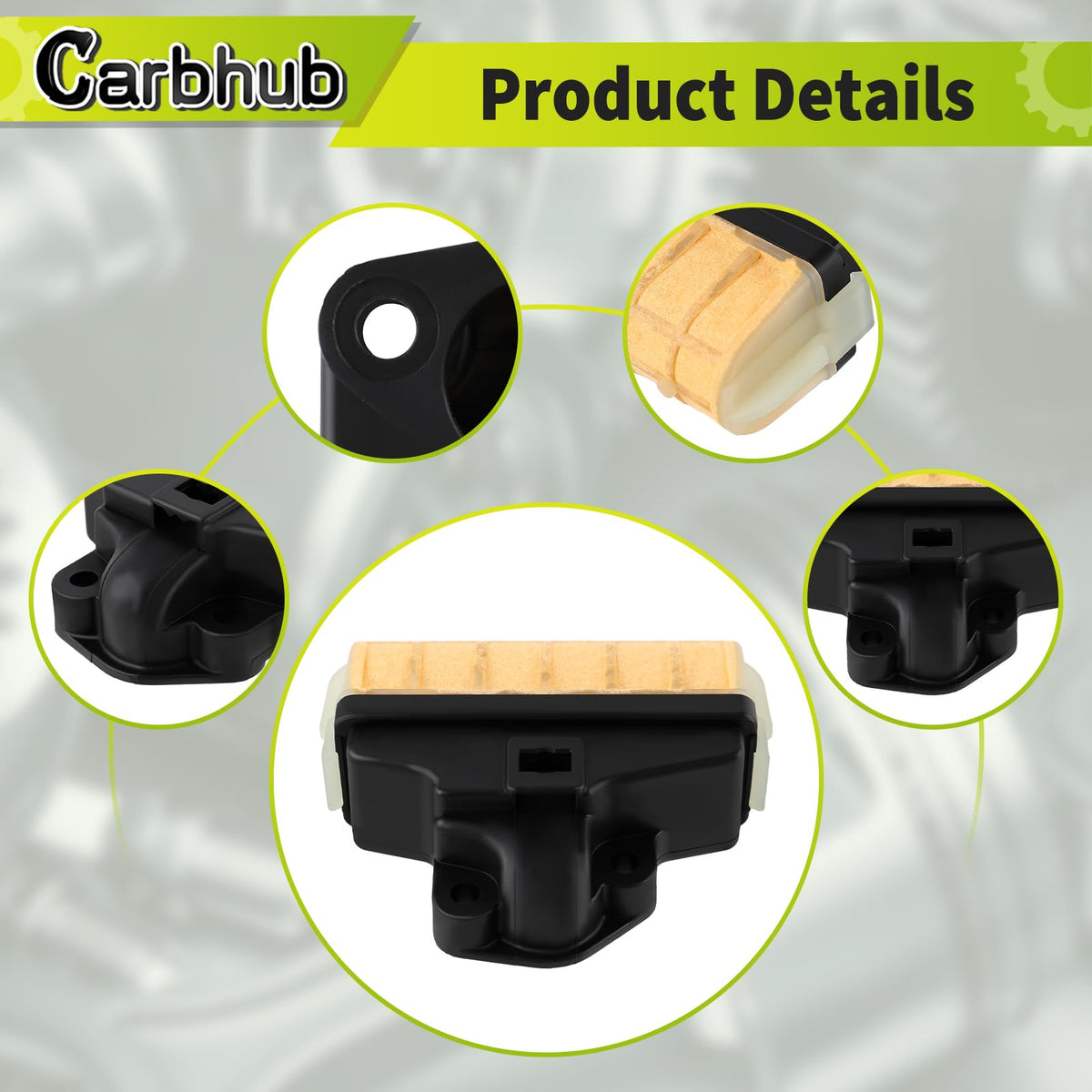 Carbhub oil line and filter kit for STIHL chainsaw protects components.