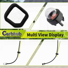 Carbhub packaging image, ready-to-install air filter fuel line set.