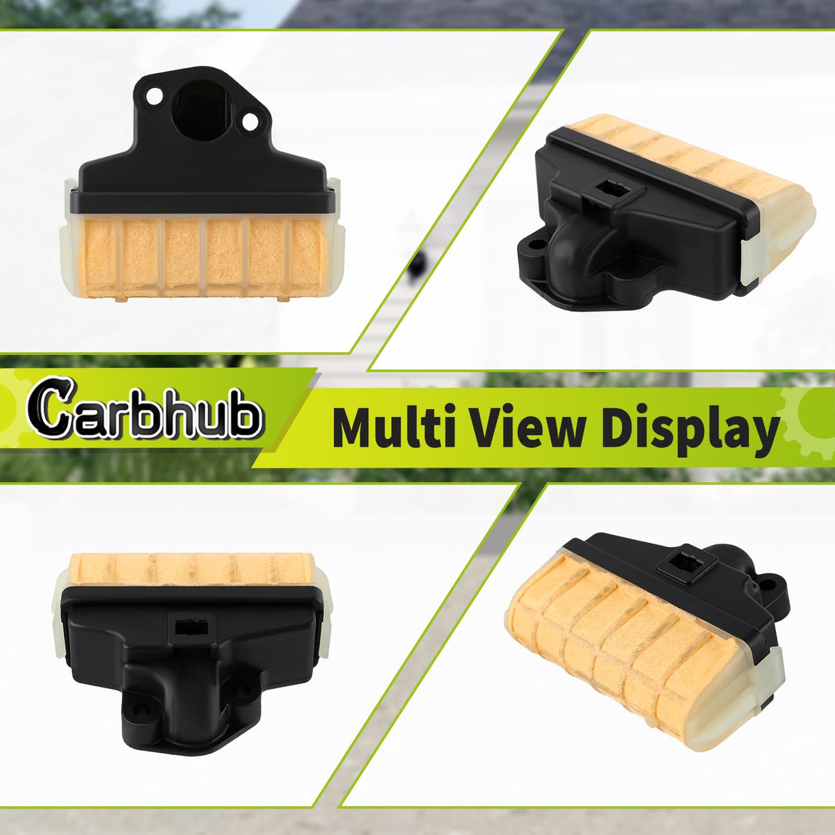 Carbhub packaged contents kit includes all essential filters and lines.