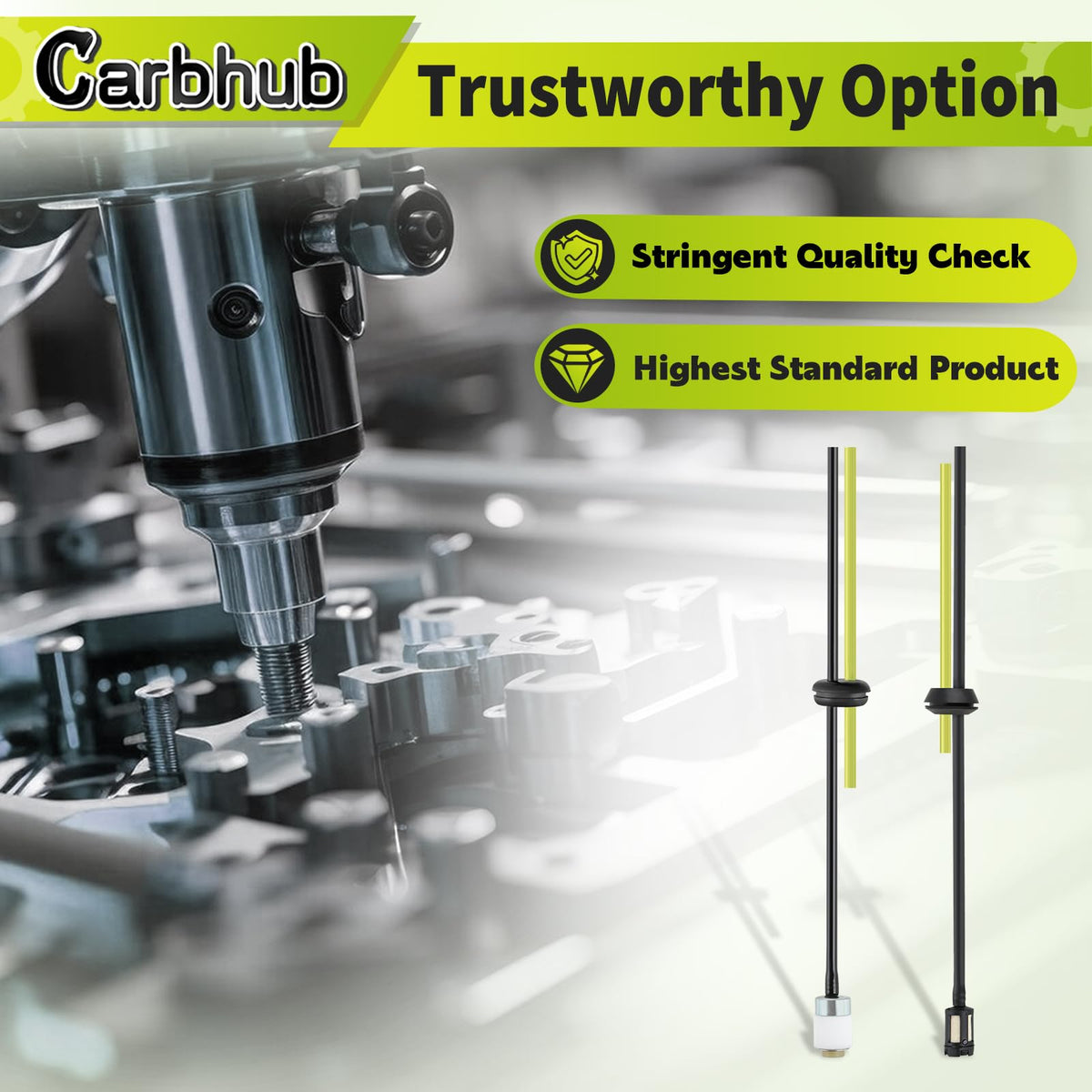 Carbhub RB24EA 23.9cc compatibility detail, precise fit.