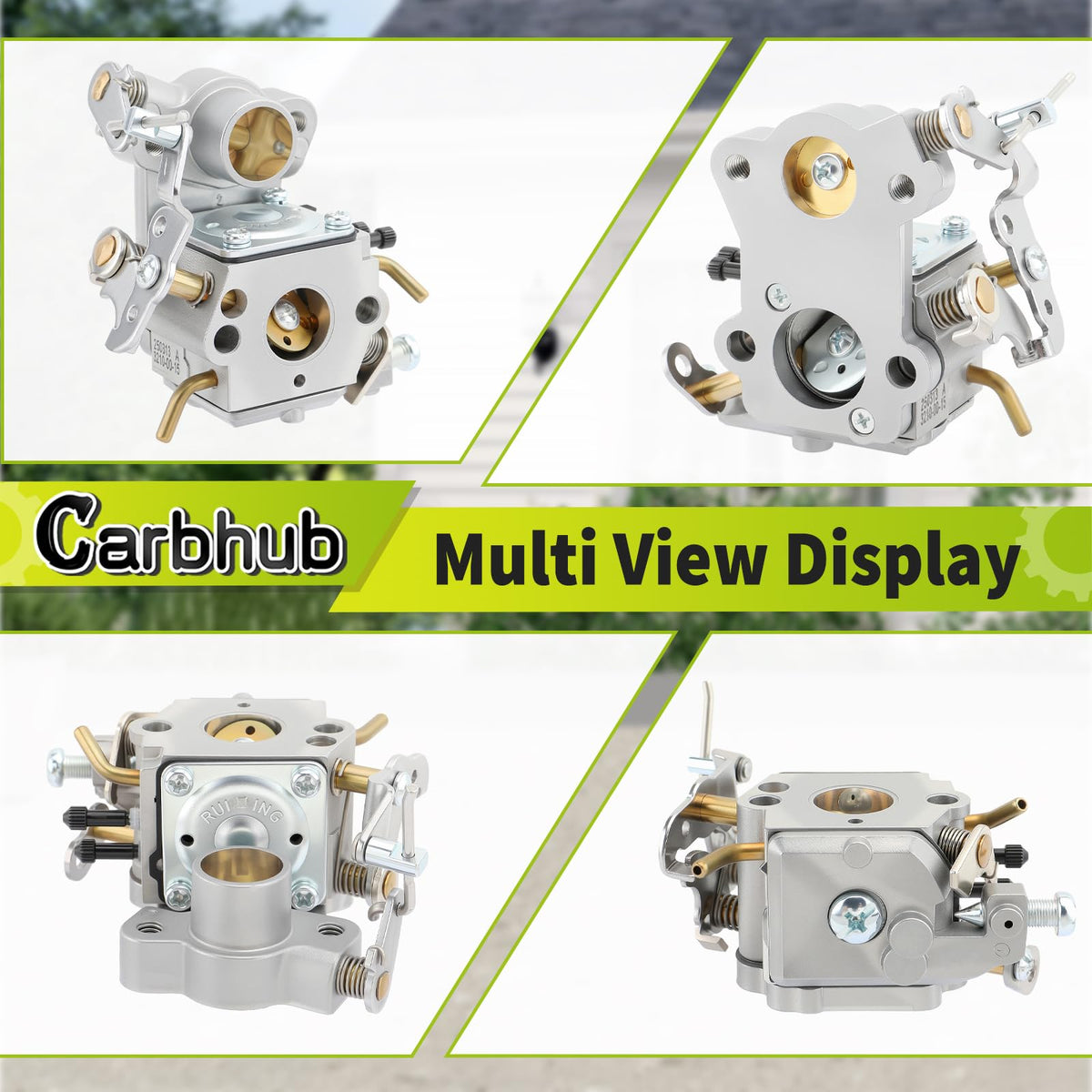 Carbhub Ruixing SM4218AVX carburetor top view supports efficient power delivery