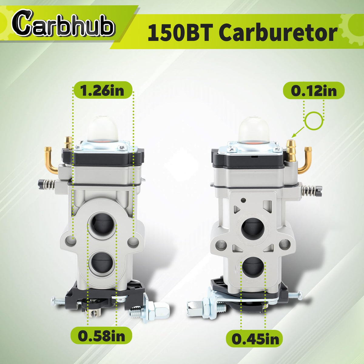 Carbhub spark plug for reliable ignition during replacement