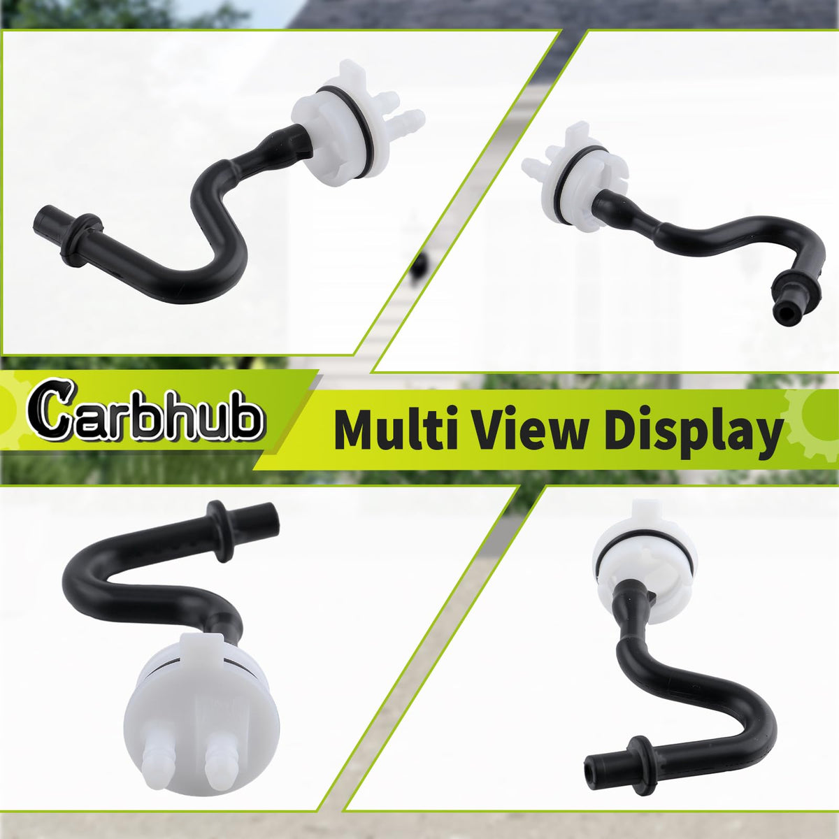 Stihl compatibility guide image showing broad model coverage for Carbhub kit