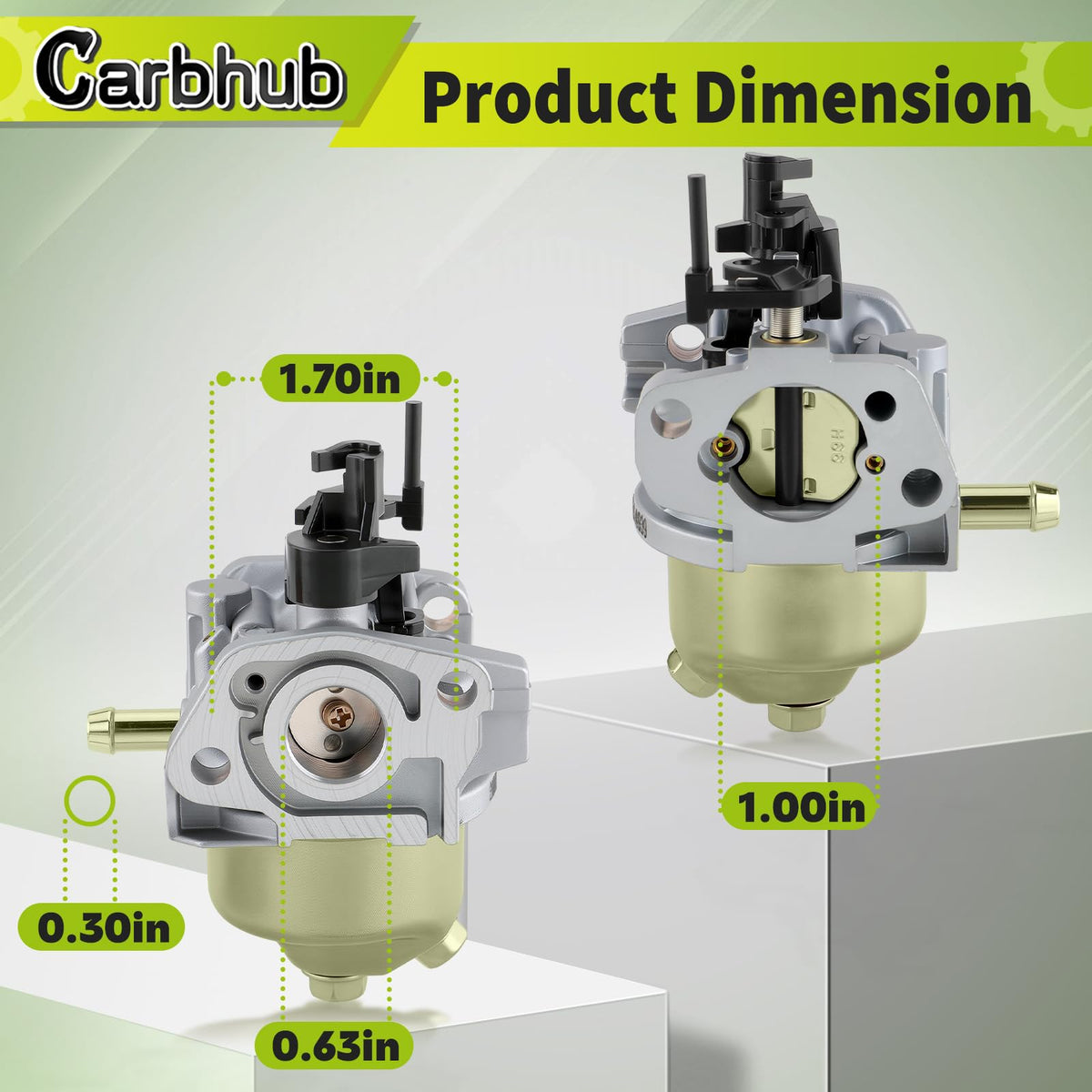 Carbhub Troy-Bilt 159cc carburetor restores power to lawn mowers.