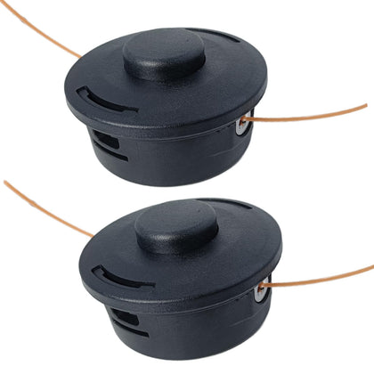 Carburionix 25-2 bump feed head close-up for quick line loading and easy use.