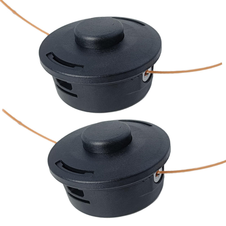 Carburionix 25-2 bump feed head close-up for quick line loading and easy use.