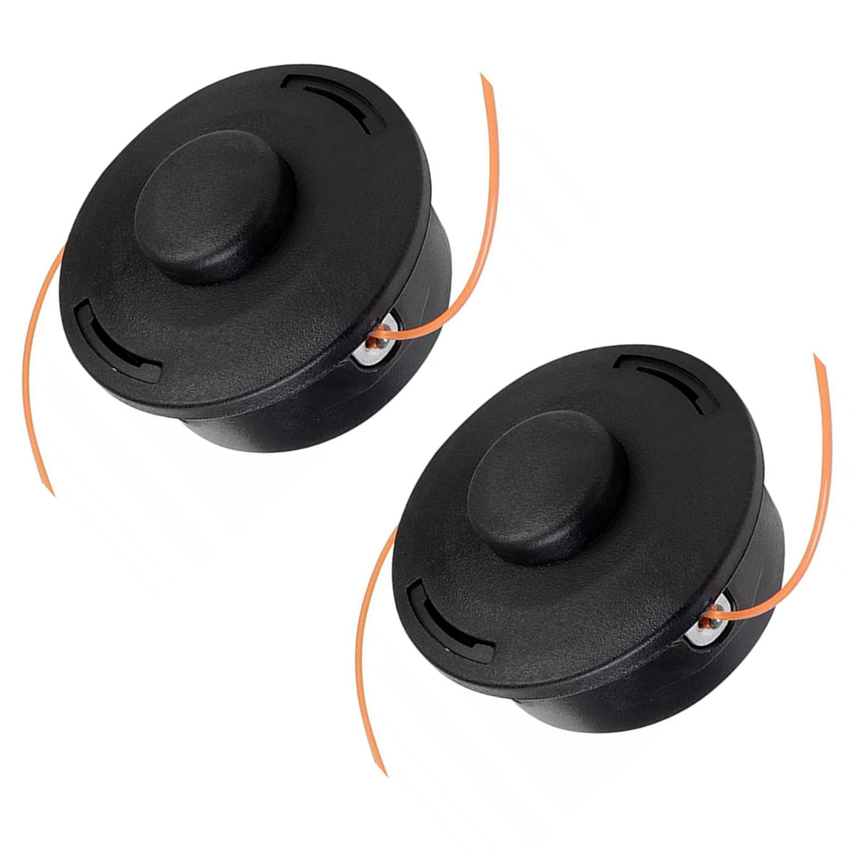 Carburionix 25-2 trimmer head loading with no disassembly supports quick setup.