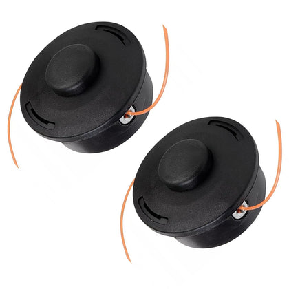 Carburionix 25-2 trimmer head loading with no disassembly supports quick setup.
