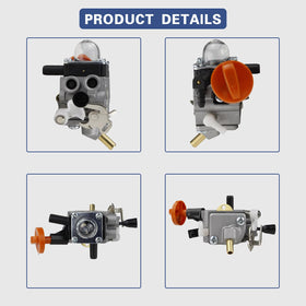 Carburionix air filter and spark plug included for quick maintenance