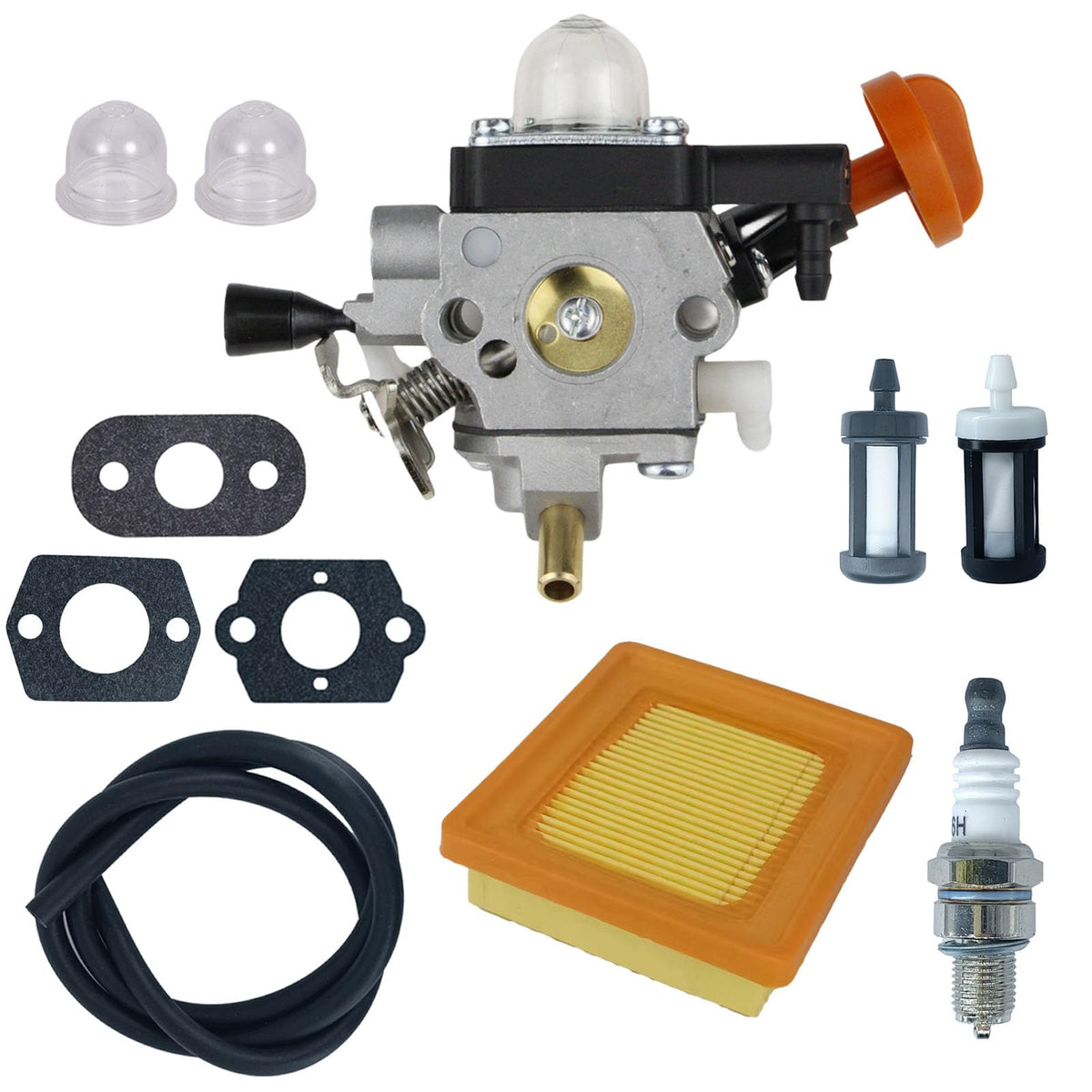 Carburionix FS91R carburetor closeup with clear component details for reliable starts
