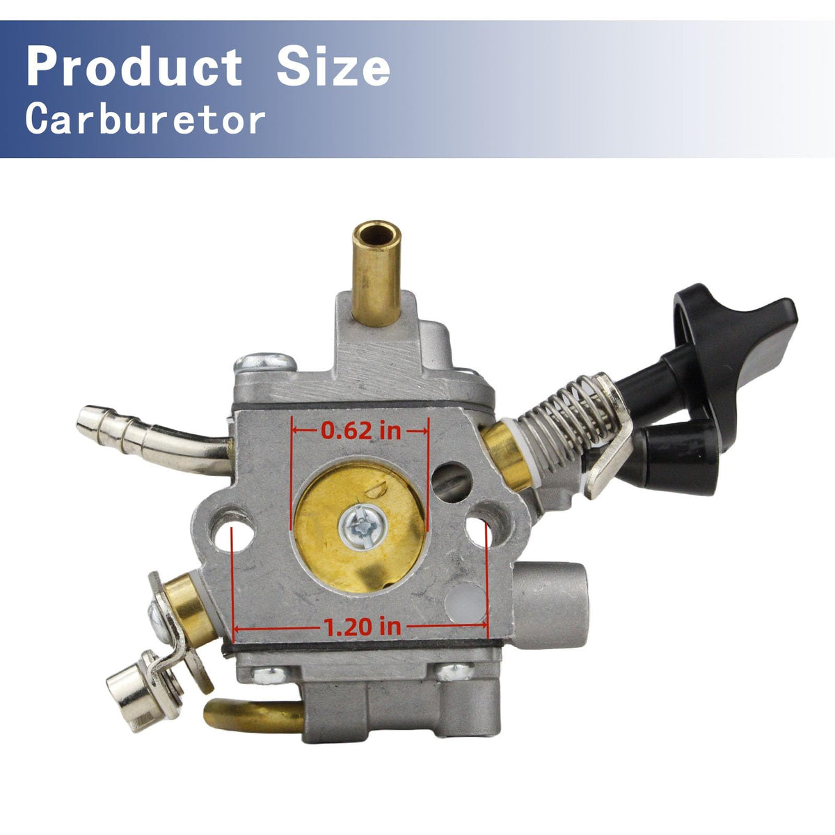 Two fuel filters included for steady fuel flow.