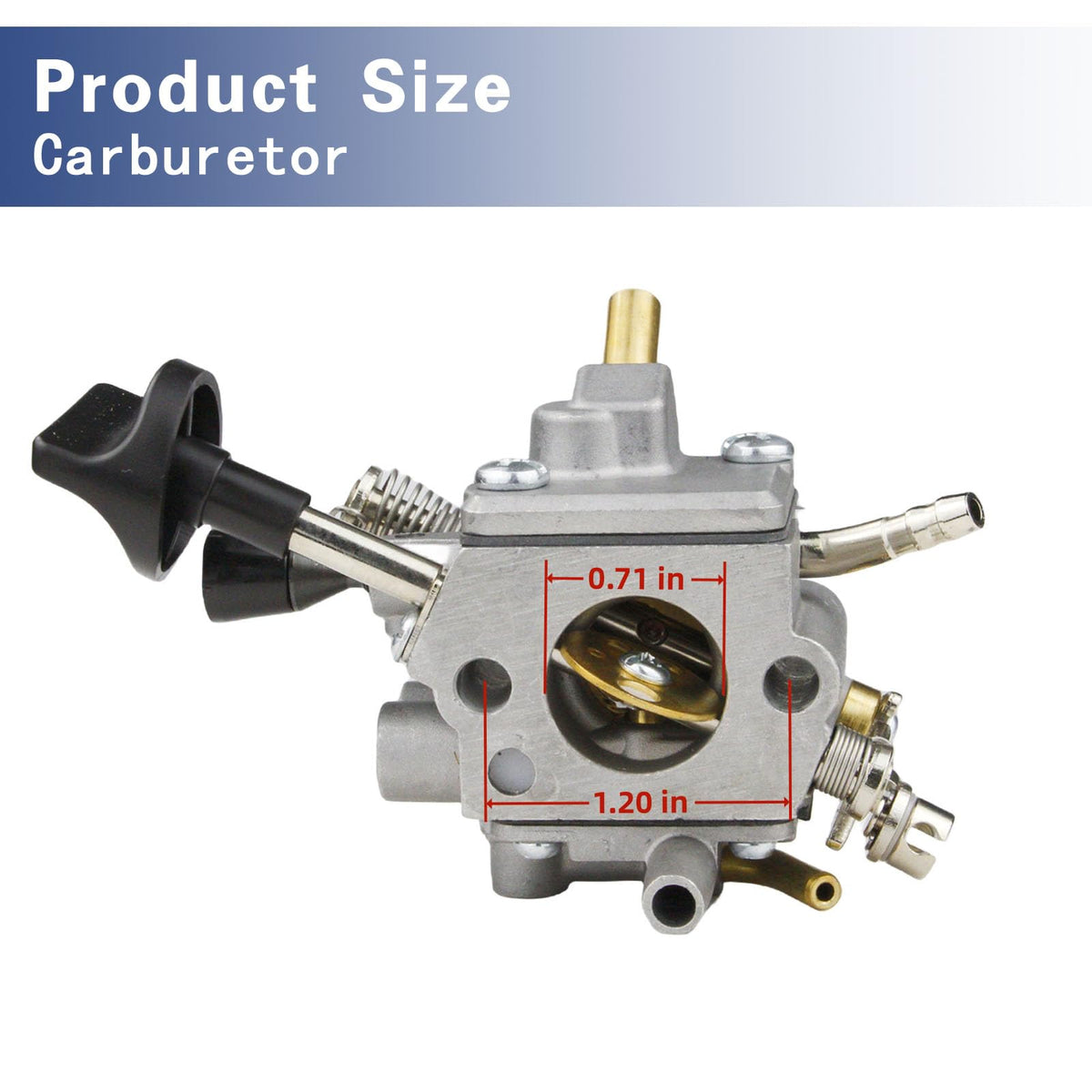 Spark plug from Carburionix BR800 kit for ignition improvement.