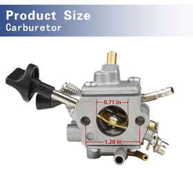 Spark plug from Carburionix BR800 kit for ignition improvement.