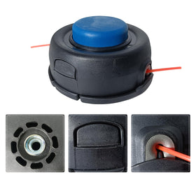 Carburionix T35 head side assembly; dual-line design for fast edging.