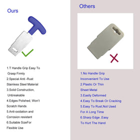 Card Holder packaging shows one stainless eyeball seal removal tool for quick replacement