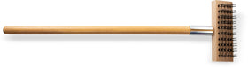Carlisle 30-inch grill brush demonstrates long reach for safer cleaning.