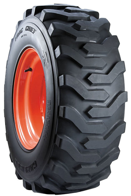 Carlisle Trac Chief tire with rugged tread for farm and industrial traction.