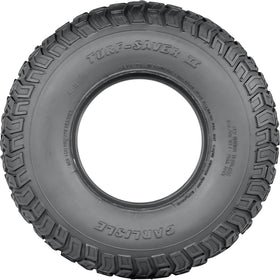 Carlisle Turf Saver II tire tread close-up highlighting durable, low-impact traction.