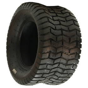 Carlisle Turf Saver tread pattern shows chevron grooves for traction on grass.