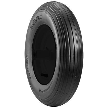 Carlisle wheelbarrow tire 4.00-6, side view, ideal for lawn and garden tasks