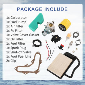 CARMOCAR spark plug included for reliable ignition