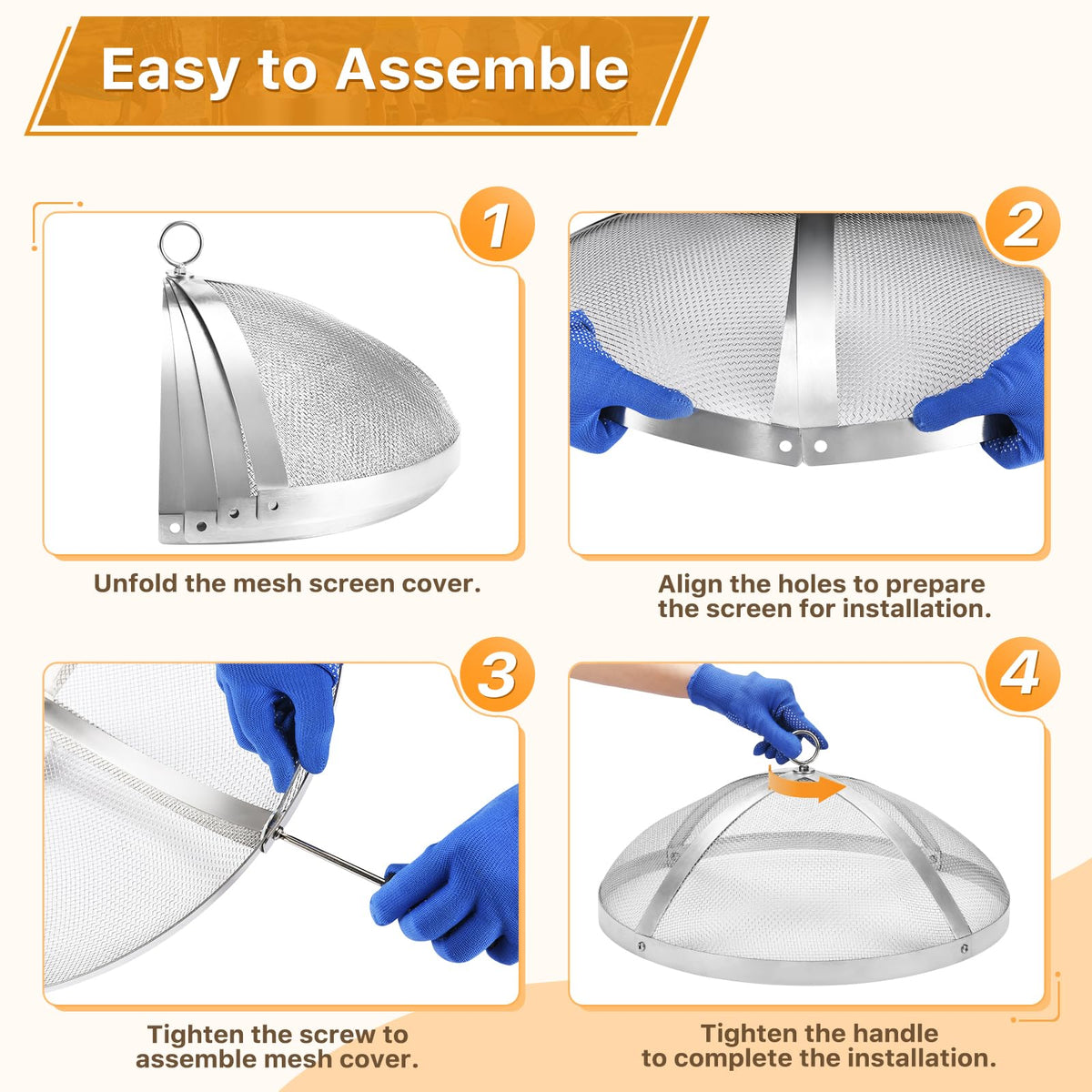 CAROD detachable mesh lid enables versatile setup for camping or RV trips