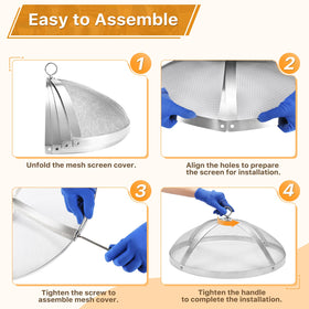 CAROD detachable mesh lid enables versatile setup for camping or RV trips