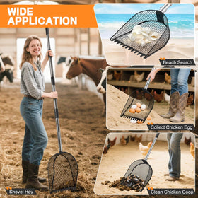 CAROD multi-use coop gear for litter, bedding and sand tasks.