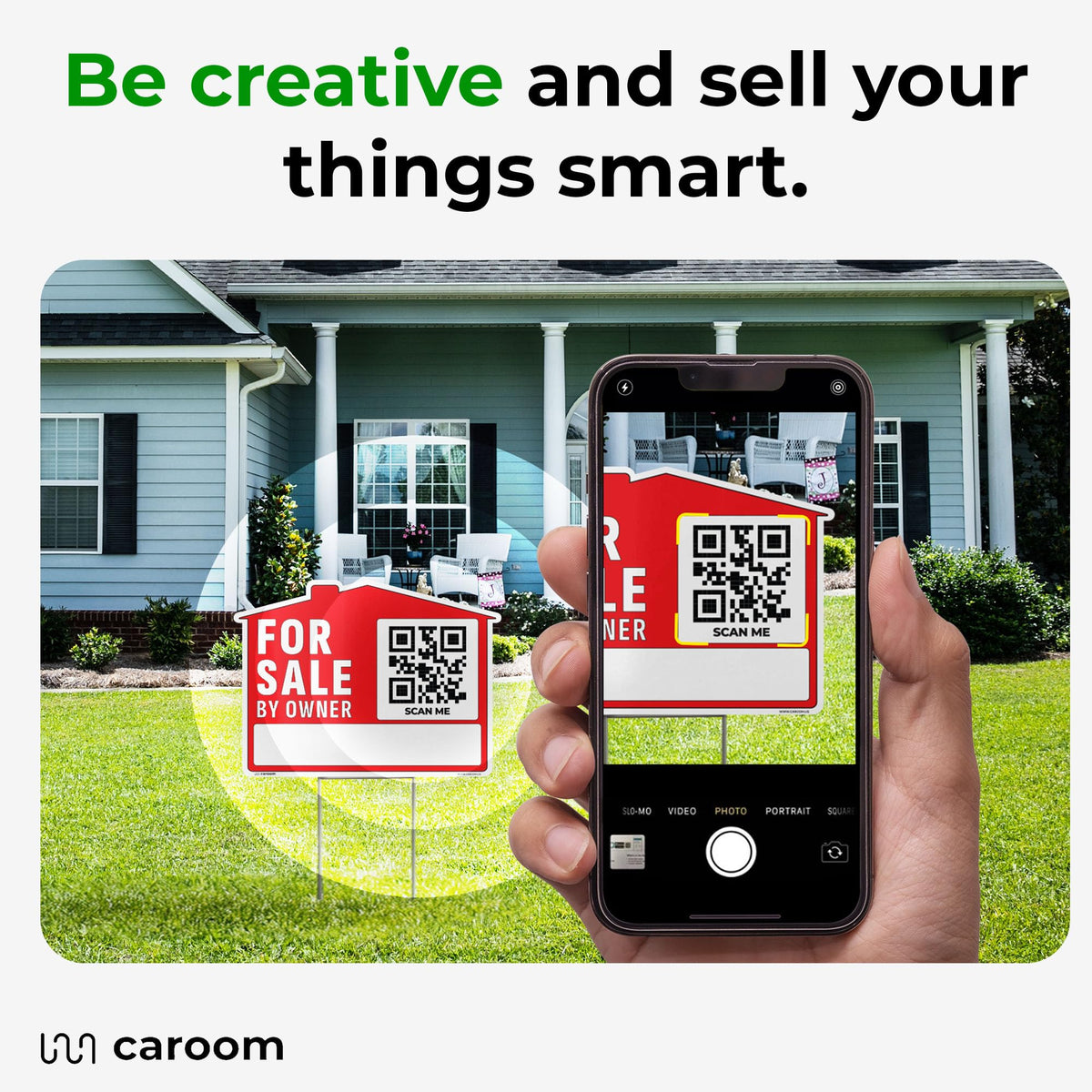 Caroom stakes included make installation quick on fences or posts.