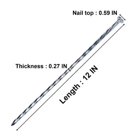 CAROYINO galvanized-steel stakes rust-resistant for outdoor projects